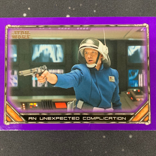 Star Wars - The Mandalorian 2020 -  073 - An Unexpected Complication - Purple Border Vintage Trading Card Singles Topps