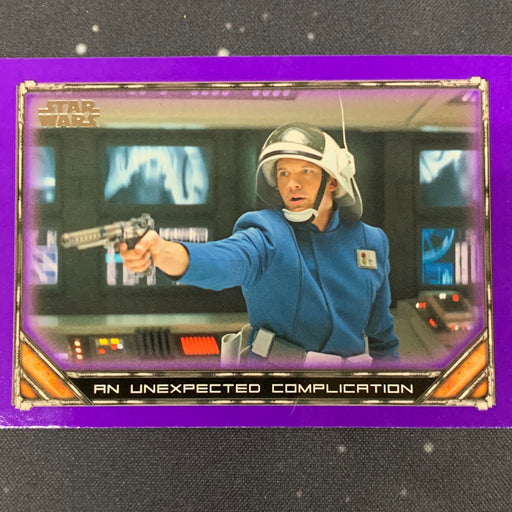 Star Wars - The Mandalorian 2020 -  073 - An Unexpected Complication - Purple Border Vintage Trading Card Singles Topps   