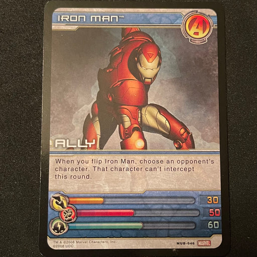 Marvel Ultimate Battles 2008 - MUB-046 - Iron Man Vintage Trading Card Singles Upper Deck   