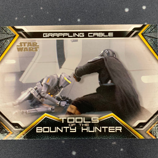 Star Wars - The Mandalorian 2020 -  TB-09 - Grappling Cable Vintage Trading Card Singles Topps   