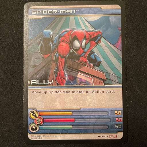 Marvel Ultimate Battles 2008 - MUB-078 - Spider-Man Vintage Trading Card Singles Upper Deck   