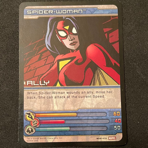 Marvel Ultimate Battles 2008 - MUB-079 - Spider-Woman Vintage Trading Card Singles Upper Deck