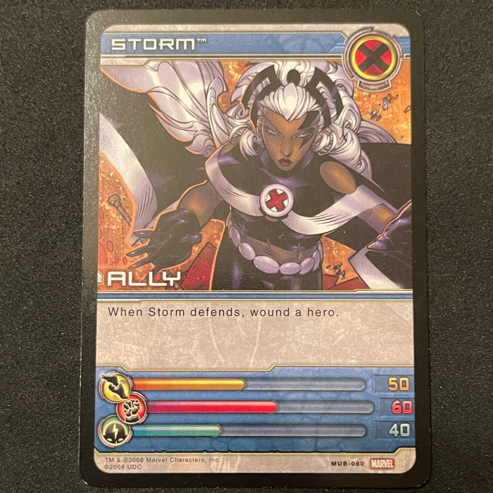 Marvel Ultimate Battles 2008 - MUB-080 - Storm Vintage Trading Card Singles Upper Deck