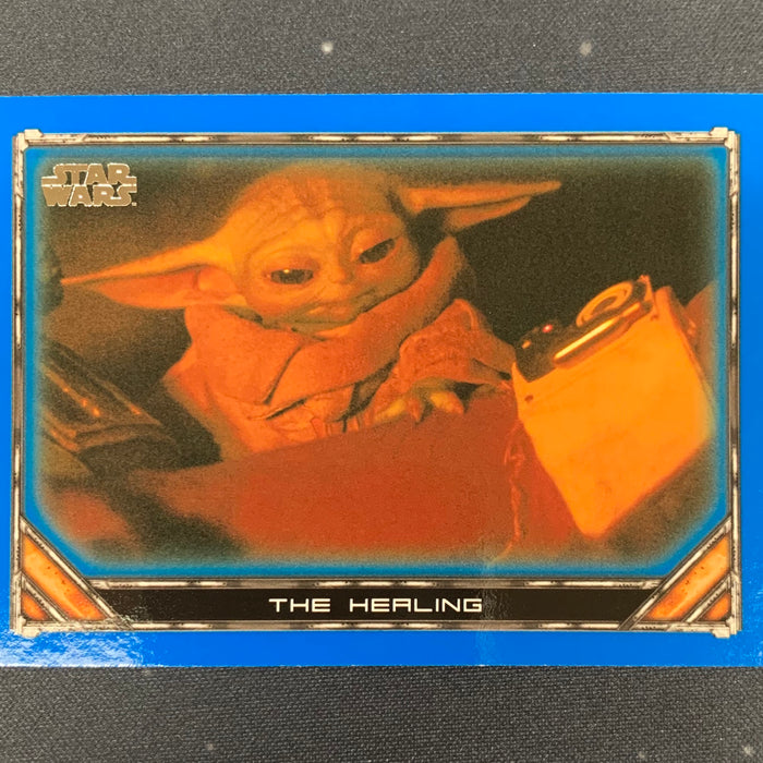 Star Wars - The Mandalorian 2020 -  084 - The Healing - Blue Border Vintage Trading Card Singles Topps