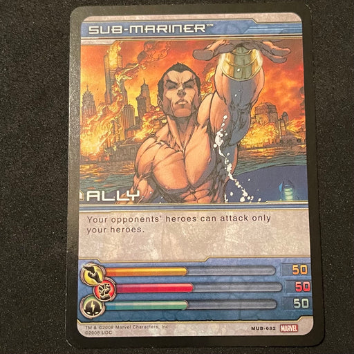 Marvel Ultimate Battles 2008 - MUB-082 - Sub-Mariner Vintage Trading Card Singles Upper Deck
