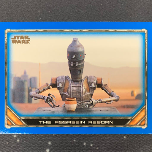 Star Wars - The Mandalorian 2020 -  081 - The Assassin Reborn - Blue Border Vintage Trading Card Singles Topps