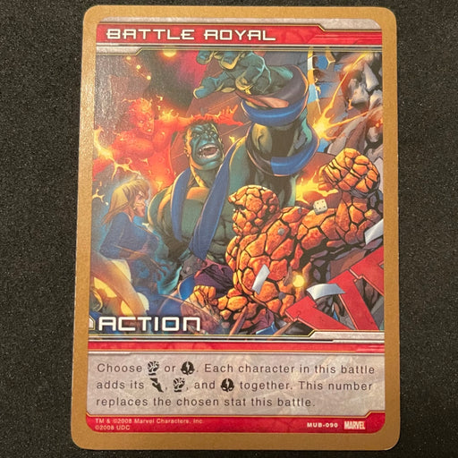 Marvel Ultimate Battles 2008 - MUB-090 - Battle Royal Vintage Trading Card Singles Upper Deck
