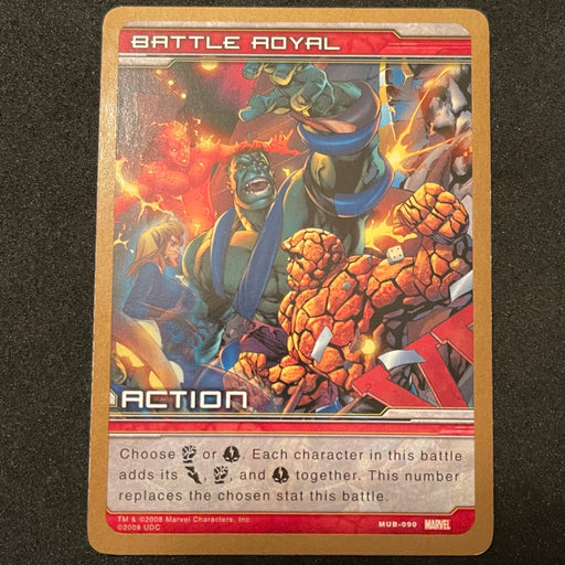 Marvel Ultimate Battles 2008 - MUB-090 - Battle Royal Vintage Trading Card Singles Upper Deck   
