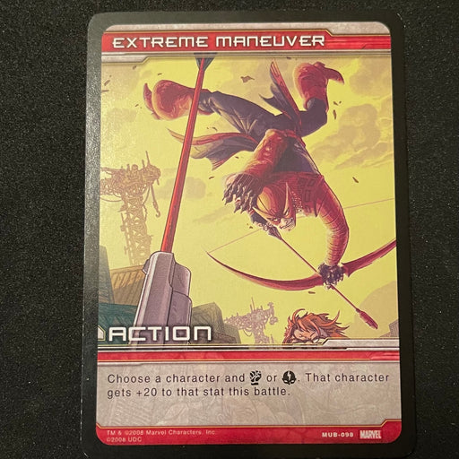 Marvel Ultimate Battles 2008 - MUB-098 - Extreme Maneuver Vintage Trading Card Singles Upper Deck