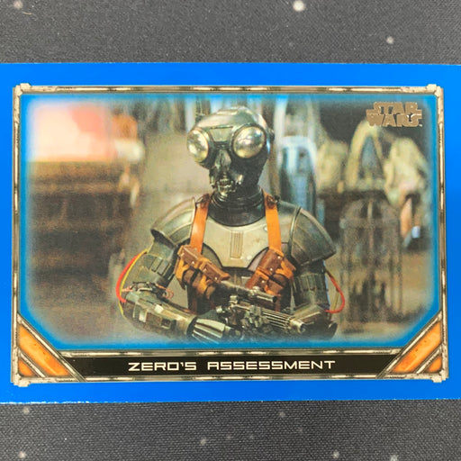 Star Wars - The Mandalorian 2020 -  068 - Zero’s Assessment - Blue Border Vintage Trading Card Singles Topps