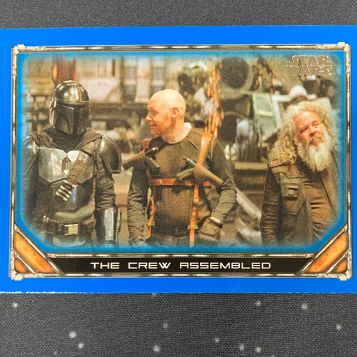 Star Wars - The Mandalorian 2020 -  067 - The Crew Assembled - Blue Border Vintage Trading Card Singles Topps