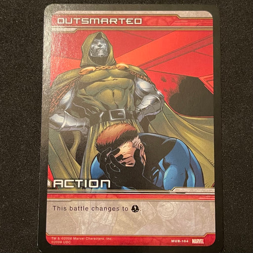 Marvel Ultimate Battles 2008 - MUB-104 - Outsmarted Vintage Trading Card Singles Upper Deck   