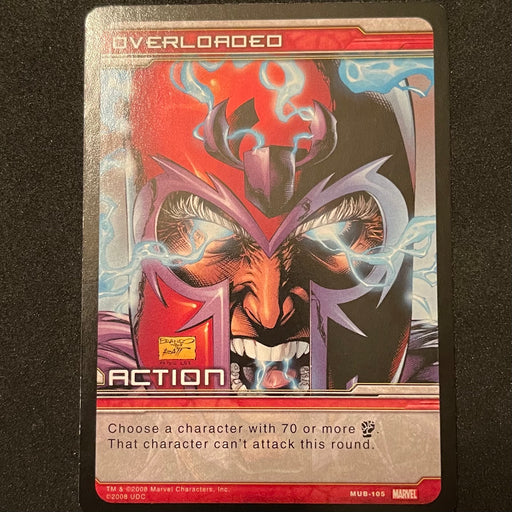 Marvel Ultimate Battles 2008 - MUB-105 - Overloaded Vintage Trading Card Singles Upper Deck