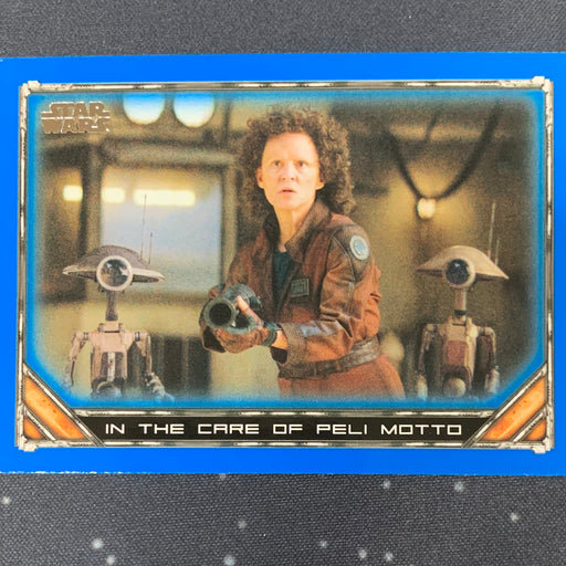 Star Wars - The Mandalorian 2020 -  055 - In the Care of Peli Motto - Blue Border Vintage Trading Card Singles Topps