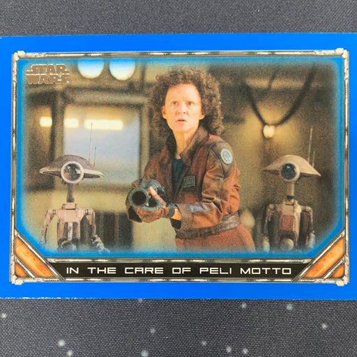 Star Wars - The Mandalorian 2020 -  055 - In the Care of Peli Motto - Blue Border Vintage Trading Card Singles Topps   