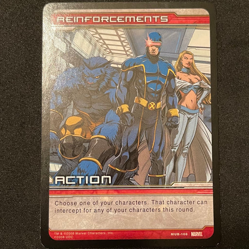 Marvel Ultimate Battles 2008 - MUB-108 - Reinforcements Vintage Trading Card Singles Upper Deck