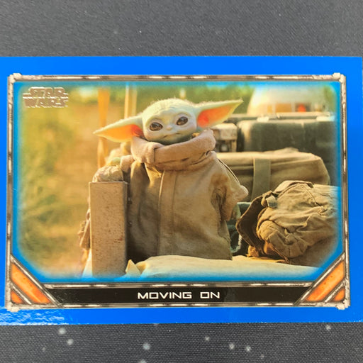 Star Wars - The Mandalorian 2020 -  053 - Moving on - Blue Border Vintage Trading Card Singles Topps