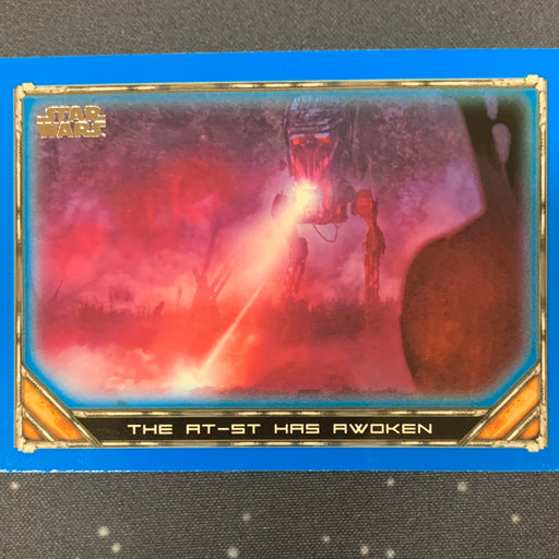 Star Wars - The Mandalorian 2020 -  047 - The AT-ST has Awoken - Blue Border Vintage Trading Card Singles Topps