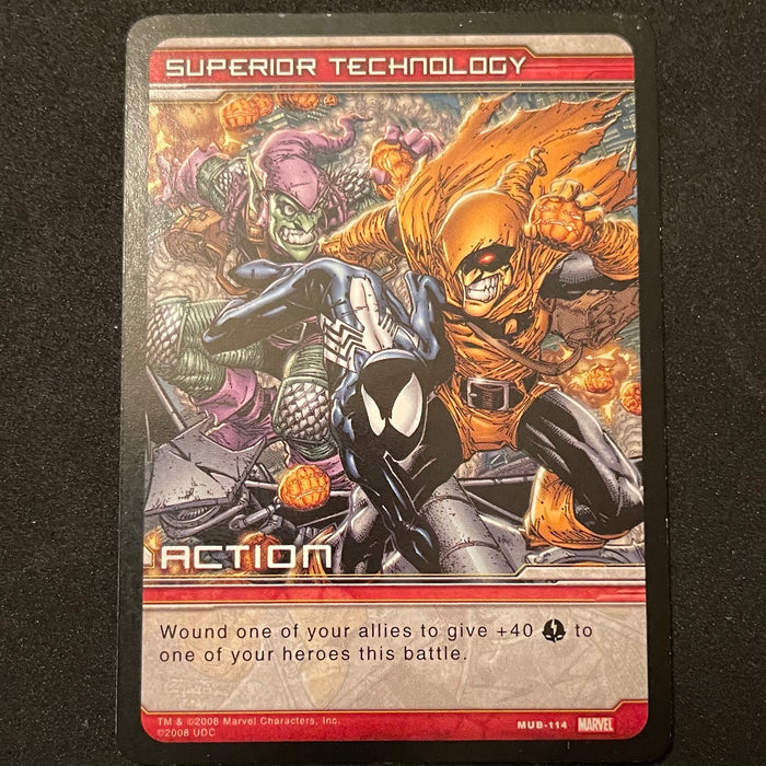 Marvel Ultimate Battles 2008 - MUB-114 - Superior Technology Vintage Trading Card Singles Upper Deck