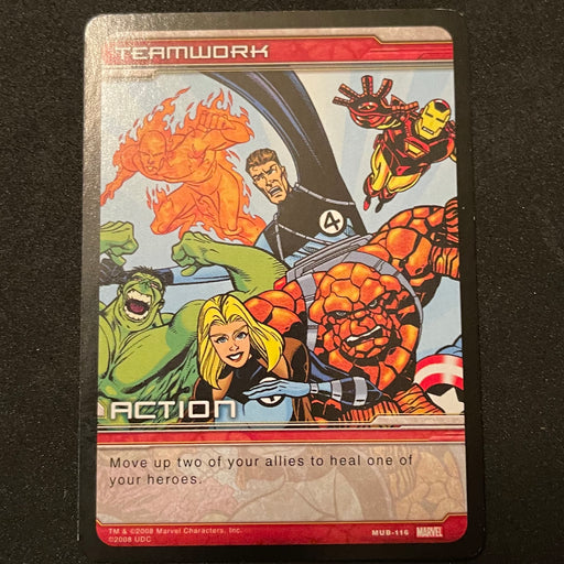 Marvel Ultimate Battles 2008 - MUB-116 - Teamwork Vintage Trading Card Singles Upper Deck