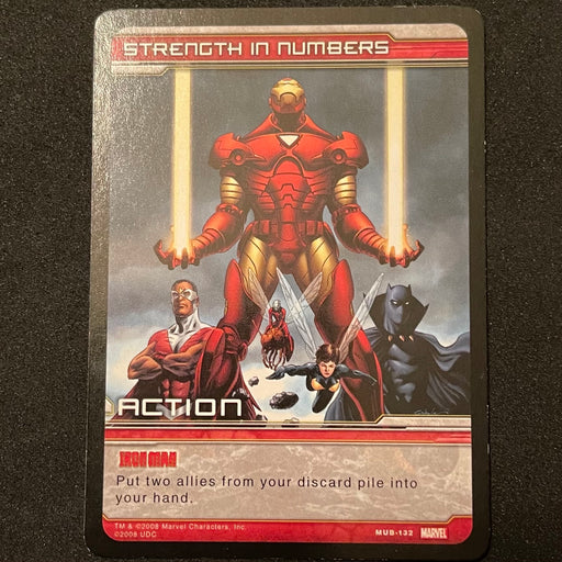 Marvel Ultimate Battles 2008 - MUB-132 - Strength in Numbers Vintage Trading Card Singles Upper Deck