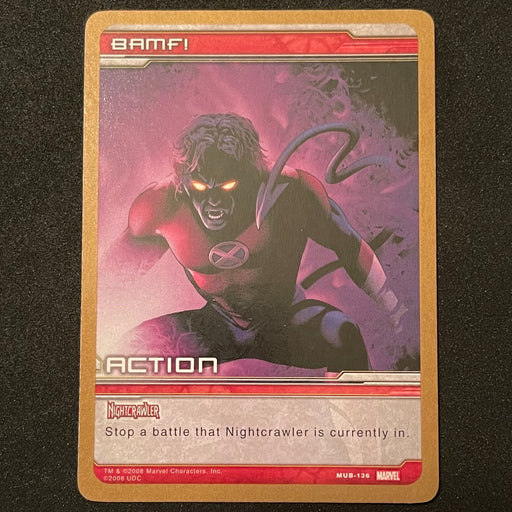 Marvel Ultimate Battles 2008 - MUB-136 - Bamf! Vintage Trading Card Singles Upper Deck