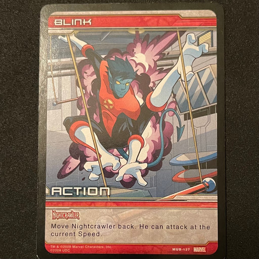 Marvel Ultimate Battles 2008 - MUB-137 - Blink Vintage Trading Card Singles Upper Deck