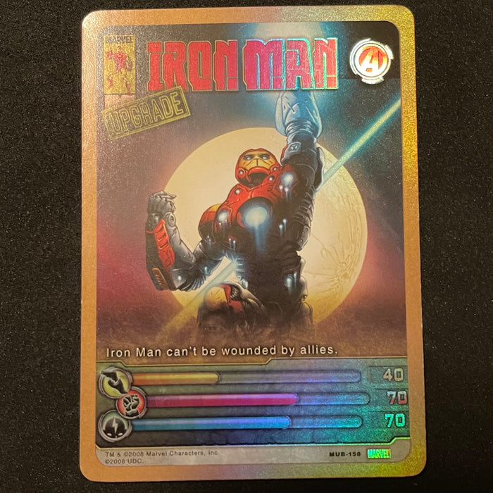 Marvel Ultimate Battles 2008 - MUB-158 - Iron Man Upgrade Vintage Trading Card Singles Upper Deck