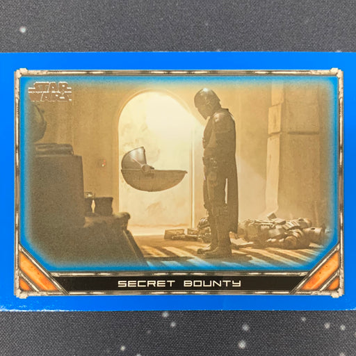 Star Wars - The Mandalorian 2020 -  012 - Secret Bounty - Blue Border Vintage Trading Card Singles Topps   