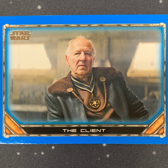 Star Wars - The Mandalorian 2020 -  005 - The Client - Blue Border Vintage Trading Card Singles Topps