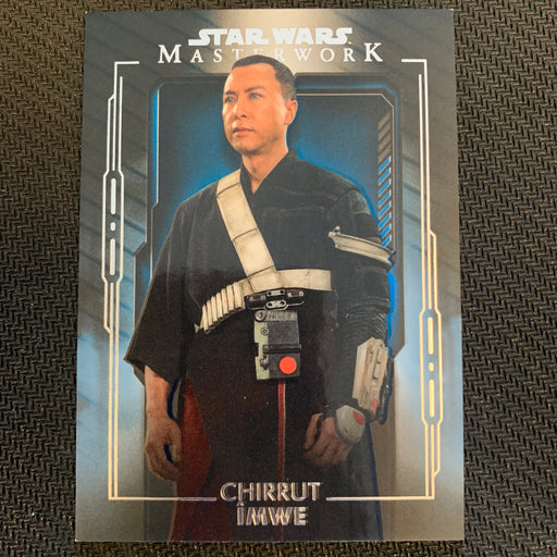 Star Wars Masterwork 2020 - 100 - Chirrut Îmwe - Blue Parallel Vintage Trading Card Singles Topps
