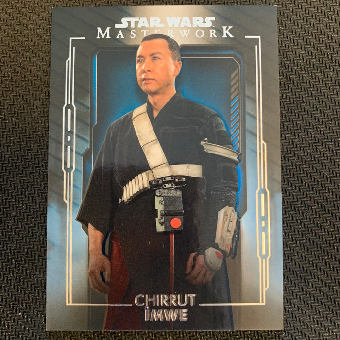 Star Wars Masterwork 2020 - 100 - Chirrut Îmwe - Blue Parallel Vintage Trading Card Singles Topps