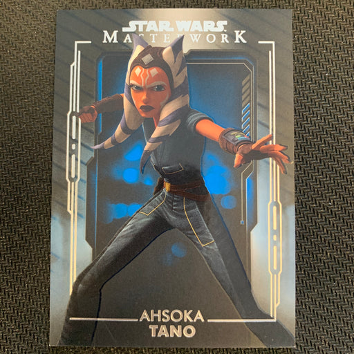 Star Wars Masterwork 2020 - 087 - Ahsoka Tano - Blue Parallel Vintage Trading Card Singles Topps