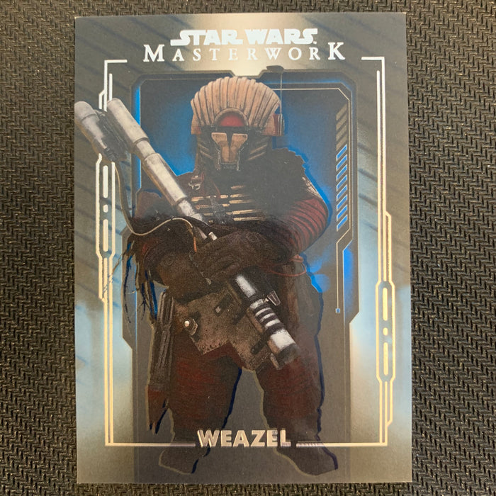 Star Wars Masterwork 2020 - 082 - Weazel - Blue Parallel Vintage Trading Card Singles Topps