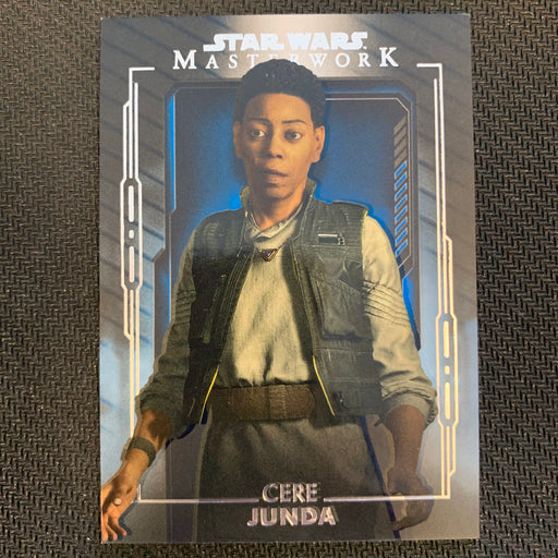 Star Wars Masterwork 2020 - 072 - Cere Junda - Blue Parallel Vintage Trading Card Singles Topps
