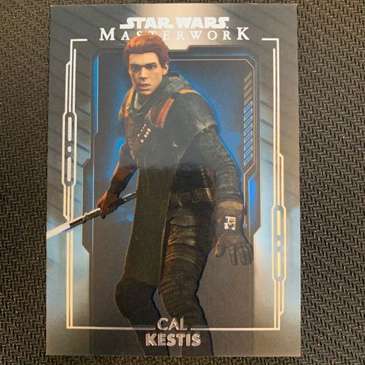 Star Wars Masterwork 2020 - 071 - Cal Kestis - Blue Parallel Vintage Trading Card Singles Topps
