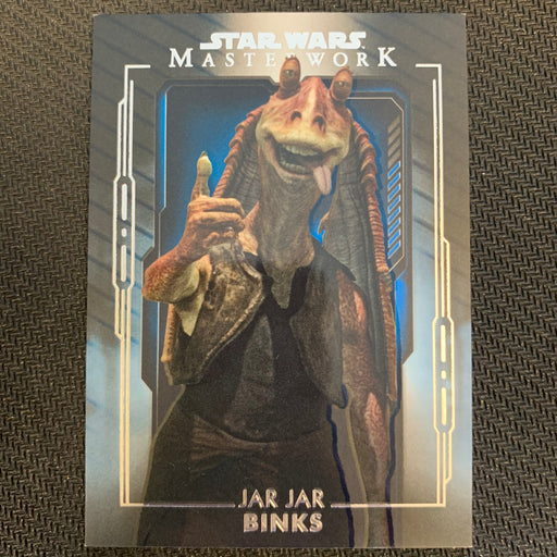 Star Wars Masterwork 2020 - 070 - Jar Jar Binks - Blue Parallel Vintage Trading Card Singles Topps   