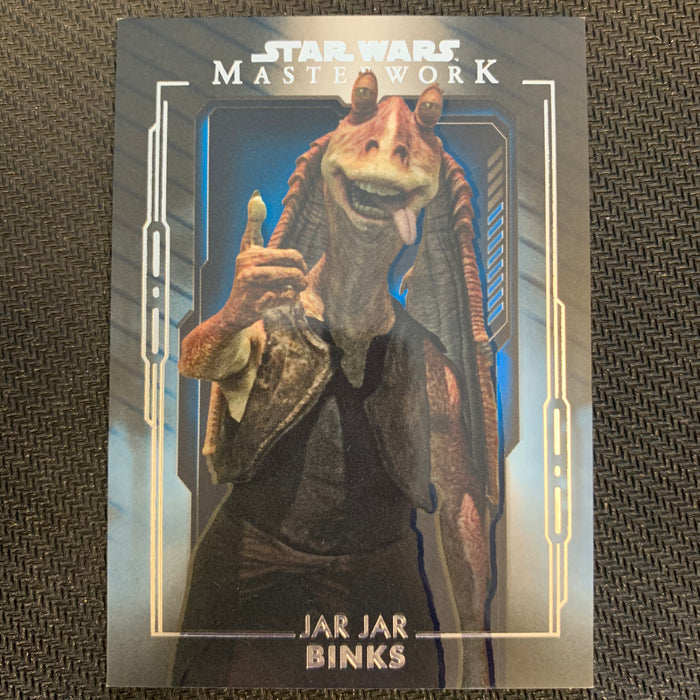 Star Wars Masterwork 2020 - 070 - Jar Jar Binks - Blue Parallel Vintage Trading Card Singles Topps