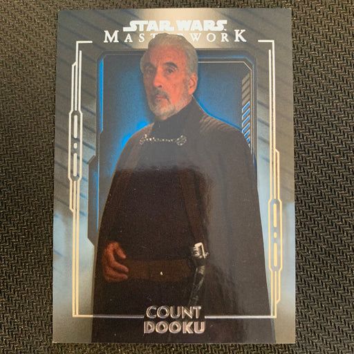 Star Wars Masterwork 2020 - 068 - Count Dooku - Blue Parallel Vintage Trading Card Singles Topps