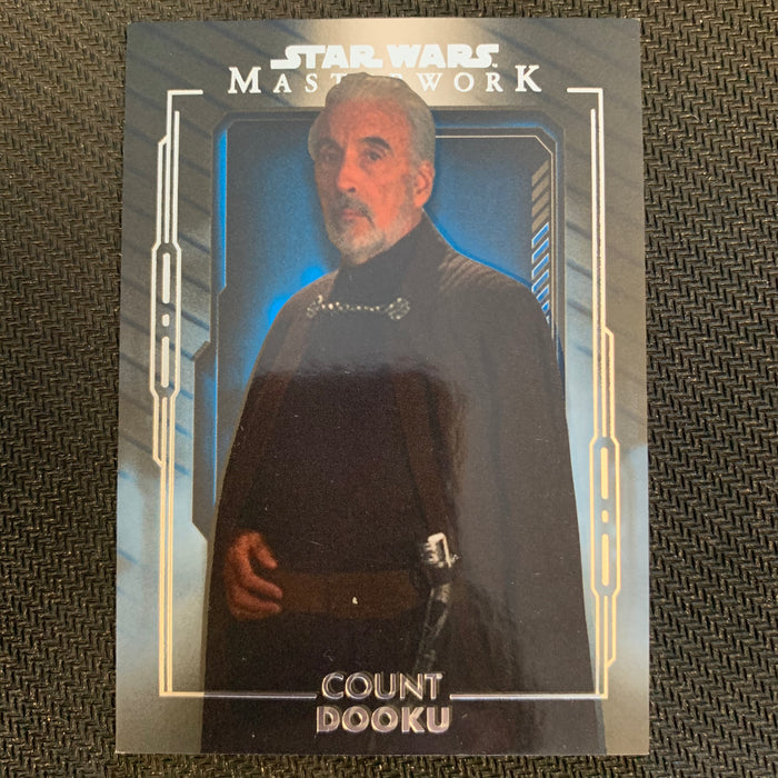 Star Wars Masterwork 2020 - 068 - Count Dooku - Blue Parallel Vintage Trading Card Singles Topps   