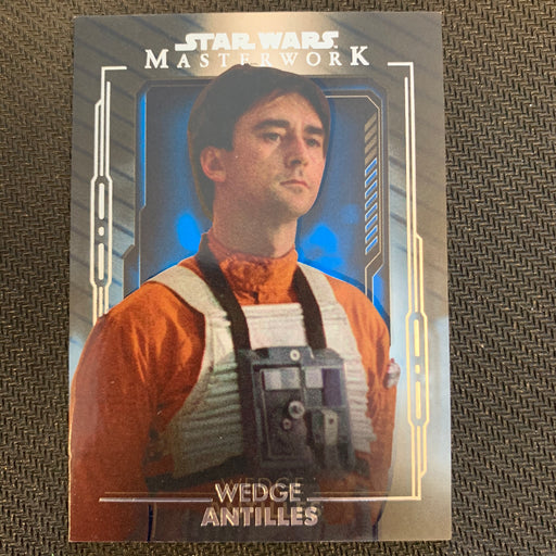 Star Wars Masterwork 2020 - 059 - Wedge Antilles - Blue Parallel Vintage Trading Card Singles Topps