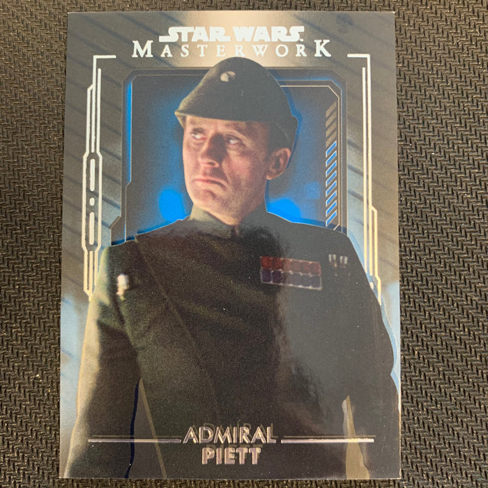 Star Wars Masterwork 2020 - 058 - Admiral Piett - Blue Parallel Vintage Trading Card Singles Topps