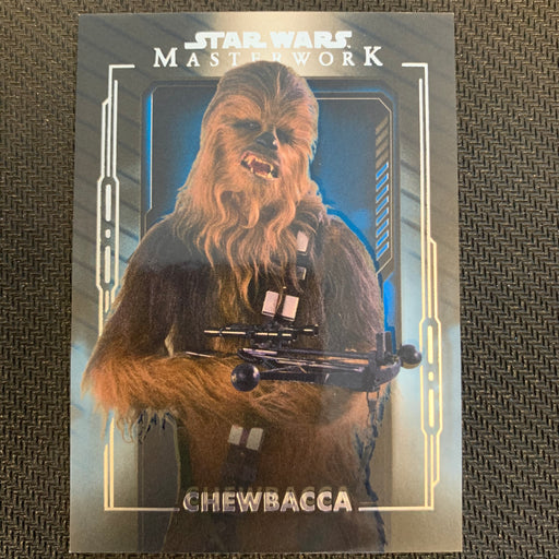 Star Wars Masterwork 2020 - 056 - Chewbacca - Blue Parallel Vintage Trading Card Singles Topps   