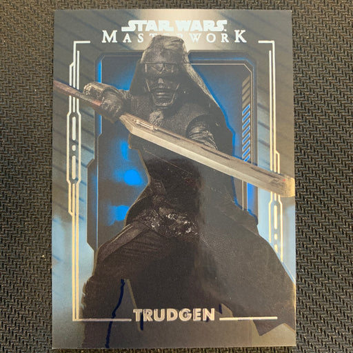 Star Wars Masterwork 2020 - 042 - Trudgen - Blue Parallel Vintage Trading Card Singles Topps