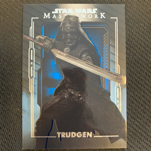 Star Wars Masterwork 2020 - 042 - Trudgen - Blue Parallel Vintage Trading Card Singles Topps   