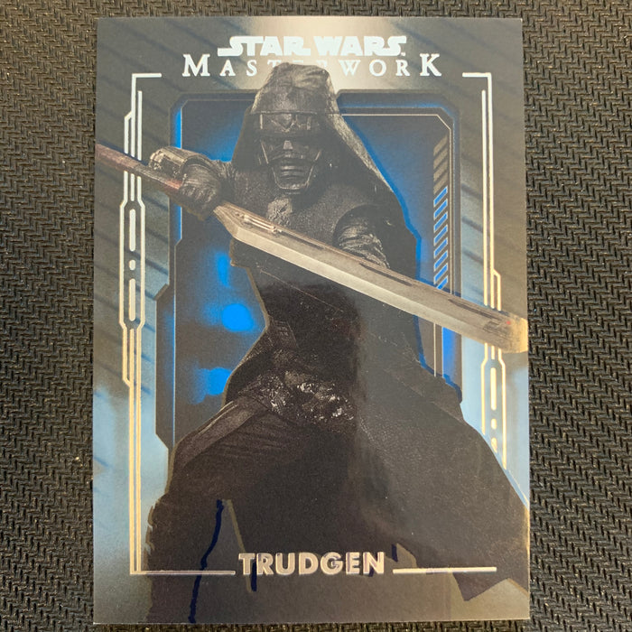 Star Wars Masterwork 2020 - 042 - Trudgen - Blue Parallel Vintage Trading Card Singles Topps