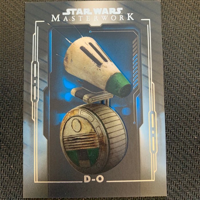 Star Wars Masterwork 2020 - 033 - D-O - Blue Parallel Vintage Trading Card Singles Topps