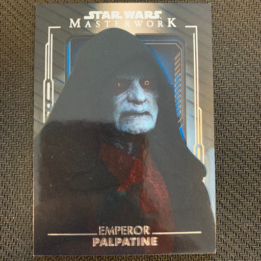 Star Wars Masterwork 2020 - 030 - Emperor Palpatine - Blue Parallel Vintage Trading Card Singles Topps