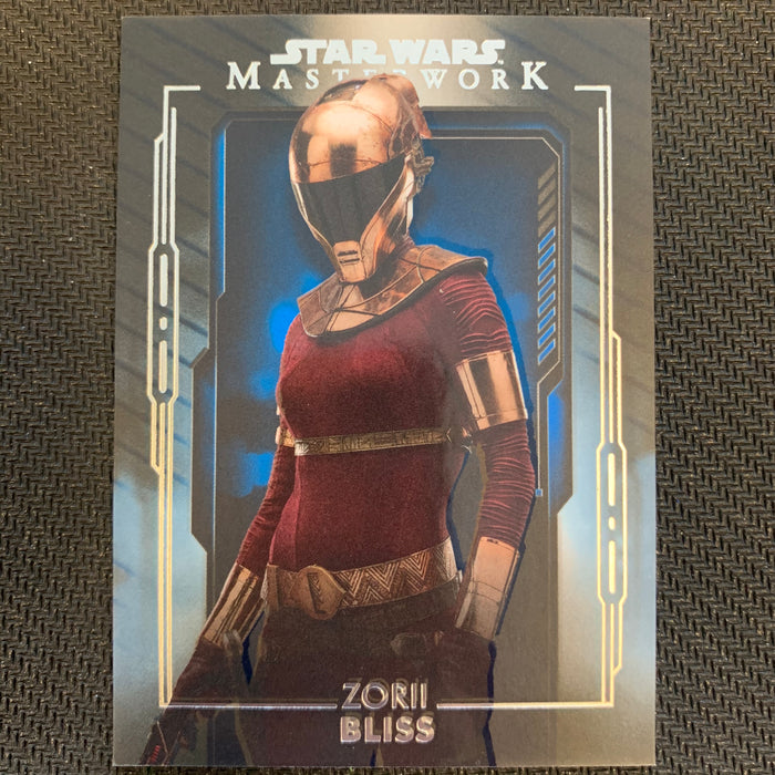 Star Wars Masterwork 2020 - 029 - Zorii Bliss - Blue Parallel Vintage Trading Card Singles Topps