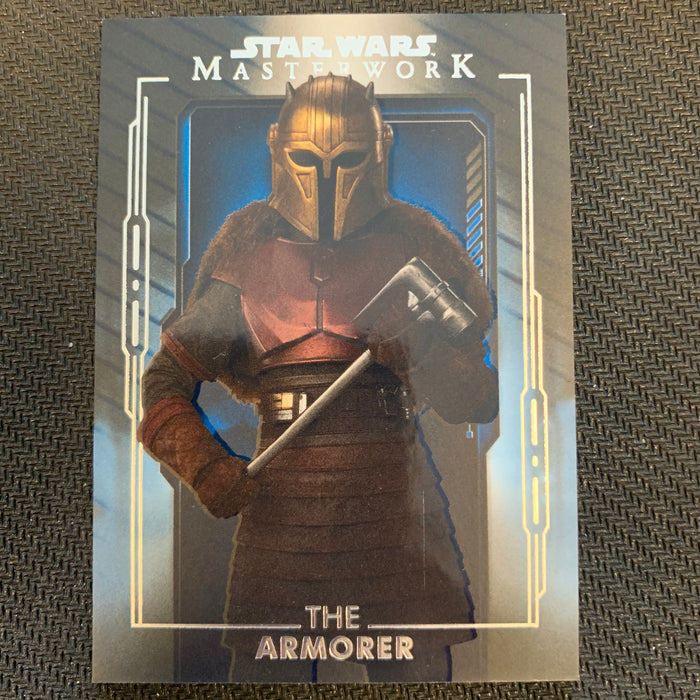 Star Wars Masterwork 2020 - 008 - The Armorer - Blue Parallel Vintage Trading Card Singles Topps